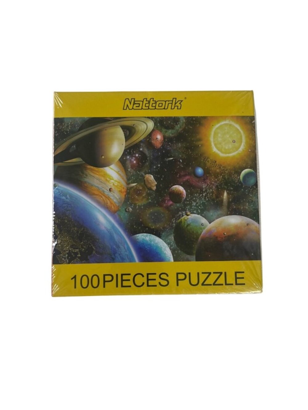 Nattork 100 Piece Puzzle Solar System Planets Galaxy